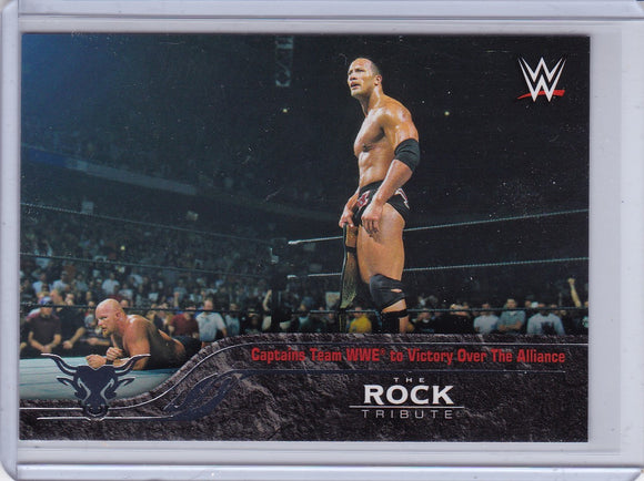 The Rock 2016 Topps WWE The Rock Tribute card #23 of 40