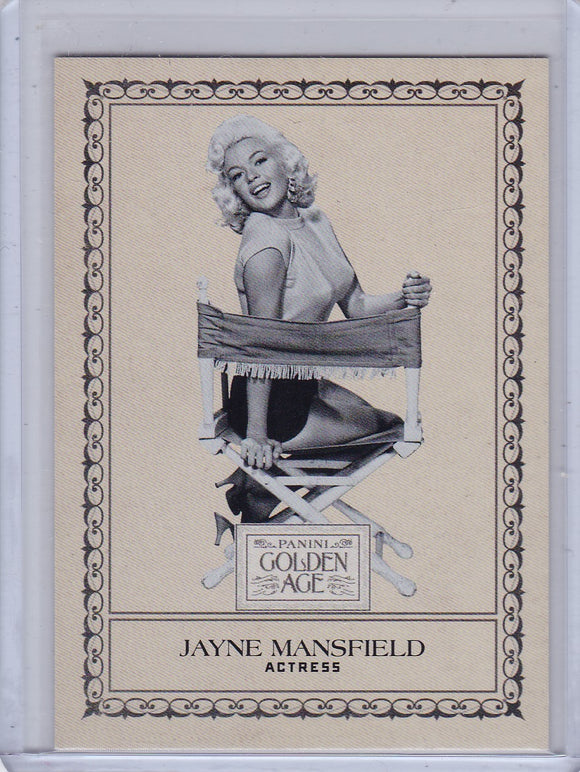2012 Golden Age Newark Evening World Supplement card #13 Jayne Mansfield