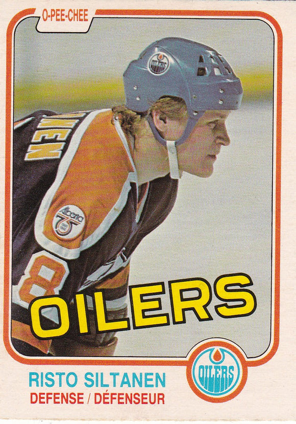 Risto Siltanen 1981-82 O-Pee-Chee card #122