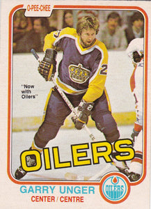 Garry Unger 1981-82 O-Pee-Chee card #123