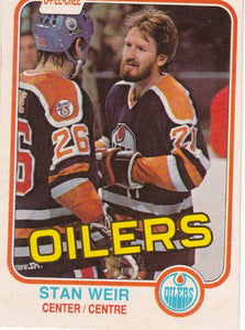 Stan Weir 1981-82 O-Pee-Chee card #124
