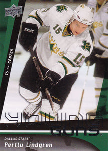 Perttu Lindgren 2009-10 Upper Deck Young Guns Rookie card #458