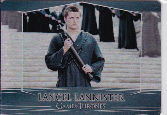 Game Of Thrones Valyrian Steel Metal base card #49 Lancel Lannister