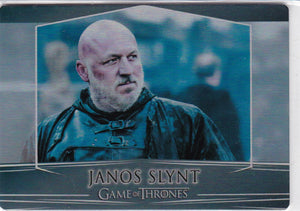 Game Of Thrones Valyrian Steel Metal base card #50 Janos Slynt
