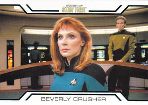 2017 Women of Star Trek 50th Anniversary Women in Command card WC2 Beverly Crusher