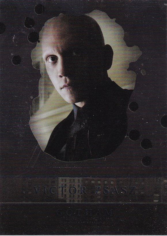Gotham Season 2 Rising Villains Insert card V7 Victor Zsasz Silver Foil Board