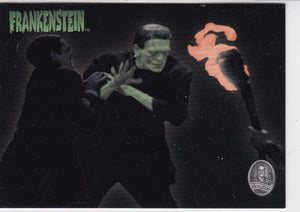 2006 Artbox Frankenstein Glow In The Dark Box Topper card