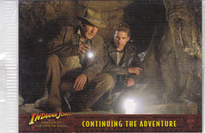 Indiana Jones Kingdom Of The Crystal Skull Box Topper Promo card P1