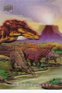 2015 UD Dinosaurs 3-D Dinosaurs Herbivore card #18 Ouranosaurus