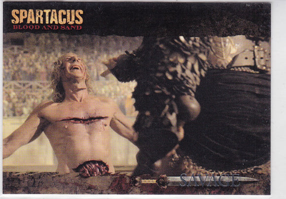 Spartacus Blood And Sand Savage card SA9 #d 317/350
