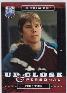 Paul Stastny 2006-07 Be A Player Up Close & Personal card UC45 #d 426/999
