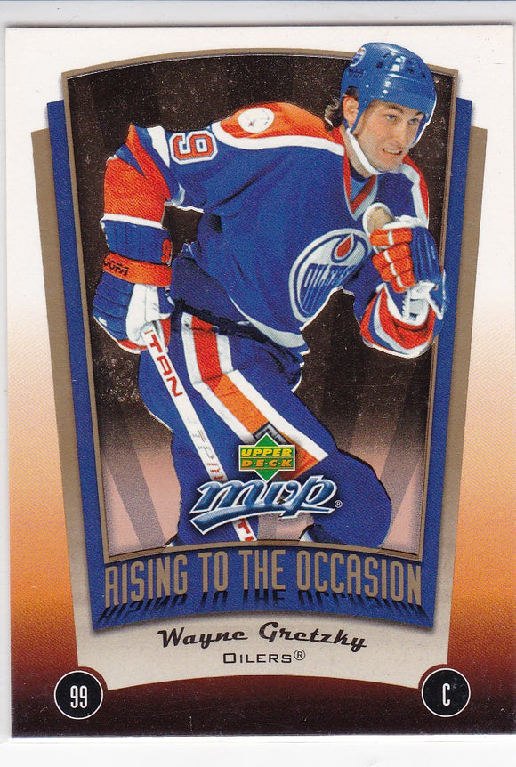 Wayne Gretzky 2005-06 MVP Rising To The Occasion card RO13