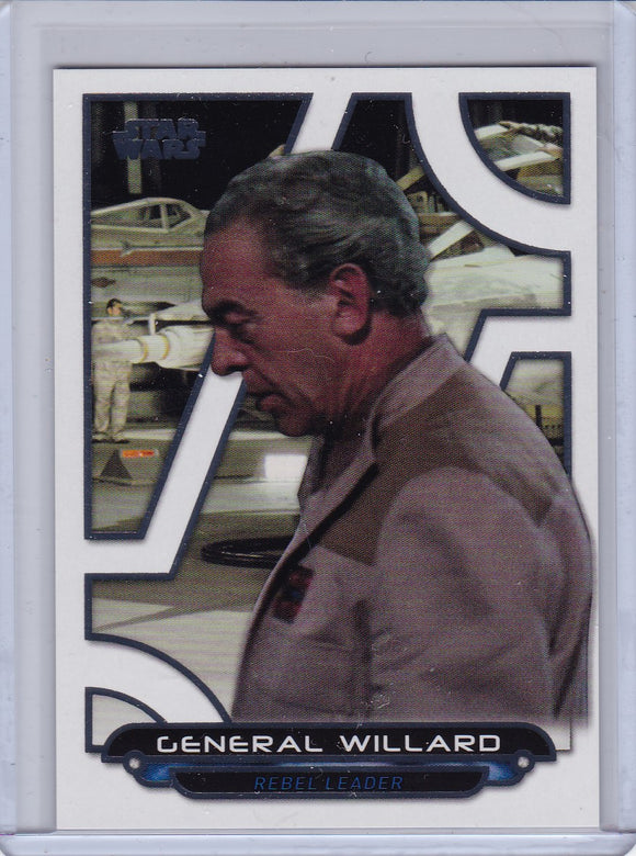 Star Wars Galactic Files 2018 card ANH-34 General Willard White #d 4/5