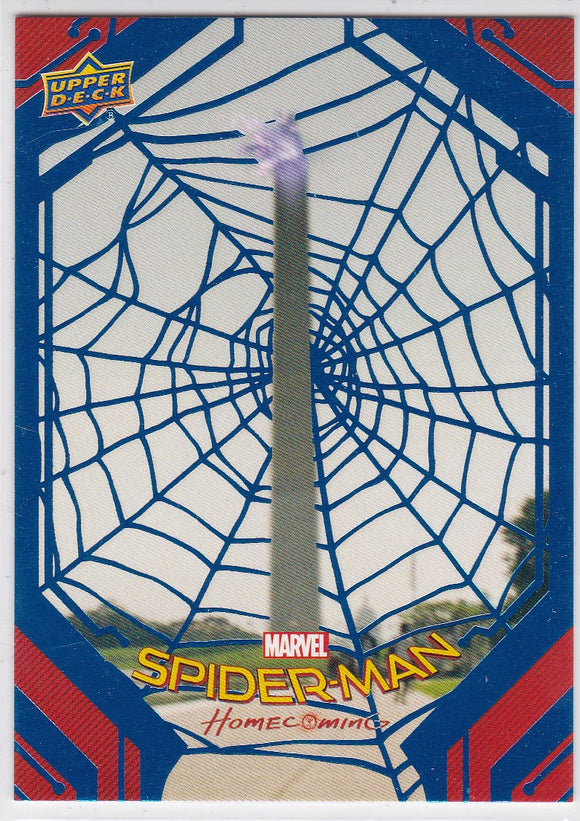 Spider-Man Homecoming card #49 Blue Foil #d 92/99