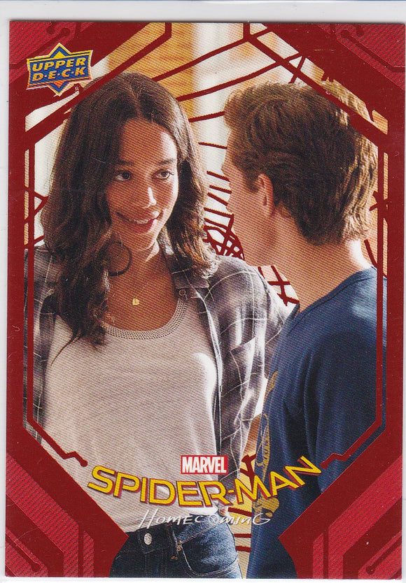 Spider-Man Homecoming card #72 Red Foil #d 101/199