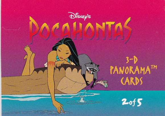 1994 Skybox Disney's Pocahontas 3-D Panorama card #2 of 5