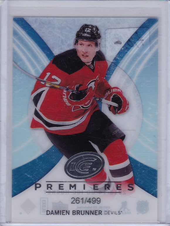 Damien Brunner 2013-14 Ice Premieres Rookie card #87 #d 261/499