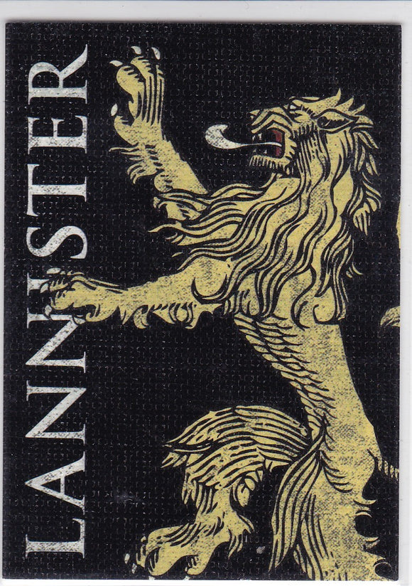 Game Of Thrones Season 2 Family Sigil Insert Card # H3 House Lannister