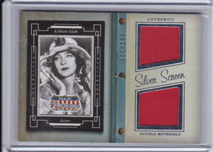 Lillian Gish 2015 Americana Silver Screen Material card SD-LG #d 001/299