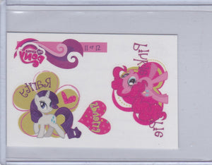 2012 Enterplay My Little Pony Friendship Is Magic FunTats #11 of 12 Pinkie Pie Rarity