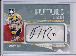 Olivier Roy 2010-11 Between The Pipes Future Stars Autograph card A-OR