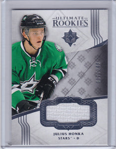 Julius Honka 2016-17 Ultimate Rookie Jersey card #134 #d 067/249