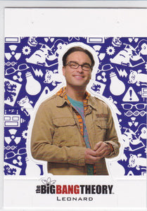 The Big Bang Theory Season 5 Character Standee Insert card CS-01 Leonard