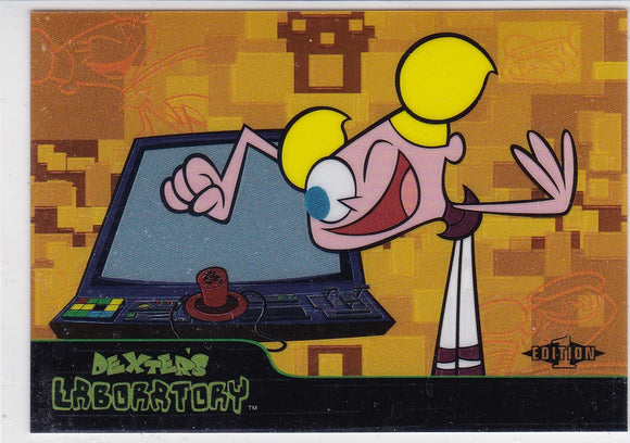 2001 Artbox Dexter's Lab Plasma Insert card P10 Ooh, what does that button do?