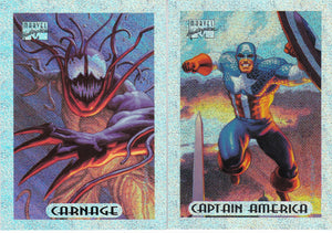 1994 Marvel Masterpieces Silver Holofoil Insert card Choose Your numbers from the list