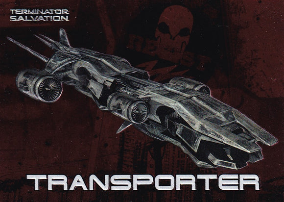 Terminator Salvation Embossed Foil Insert card 4 of 9 Transporter