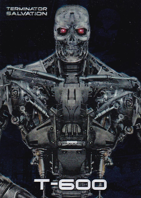 Terminator Salvation Embossed Foil Insert card 2 of 9 T-600