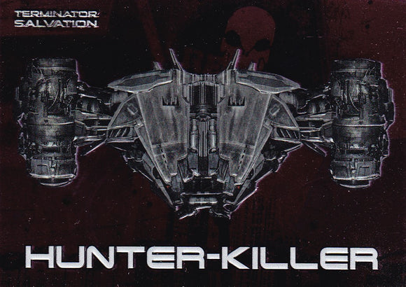 Terminator Salvation Embossed Foil Insert card 6 of 9 Hunter-Killer