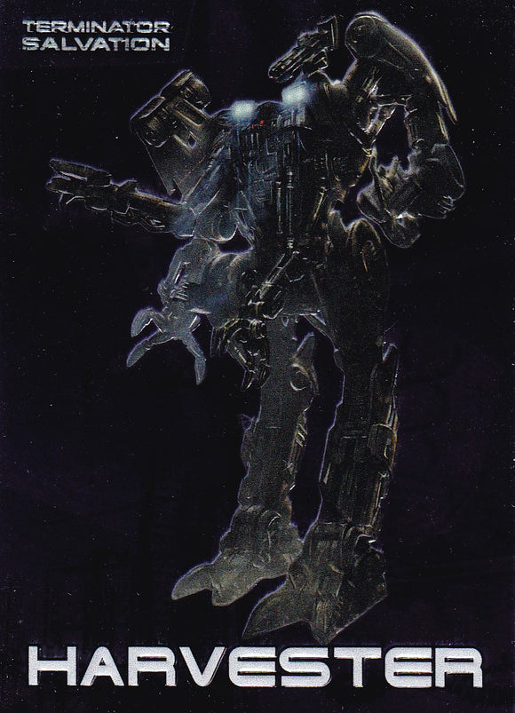 Terminator Salvation Embossed Foil Insert card 8 of 9 Harvester