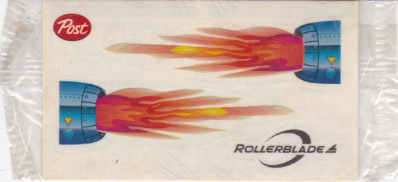 1980's - 1990s Post Cereal Rollerblade Sticker