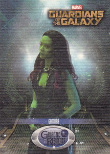2014 Upper Deck Guardians Of The Galaxy - Galaxy Residents card GR-9 Gamora