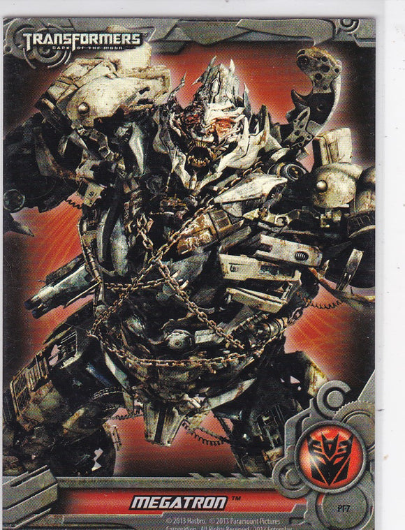 2013 Breygent Transformers Optimum Foil Puzzle card PF7 Megatron