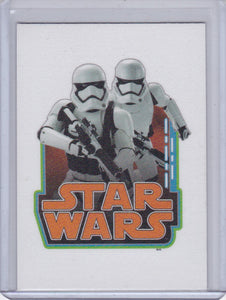 Star Wars Journey To The Force Awakens Cloth Sticker card CS-7 of 9