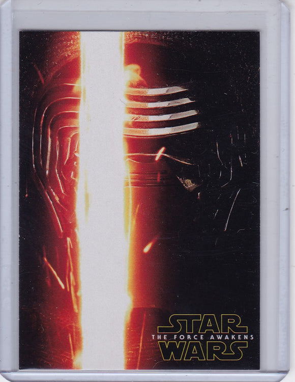 Star Wars The Force Awakens Series 2 Character Poster card 3 of 5 Kylo Ren