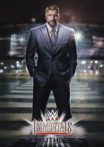 2016 Topps WWE Road To Wrestlemania Immortals card 6 of 10 The Authority Triple H