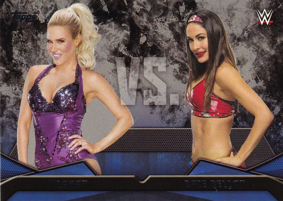 2016 Topps WWE Then Now Forever WWE Rivalries card #19 Lana Vs Brie Bella