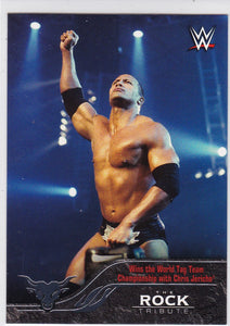 The Rock 2016 Topps WWE The Rock Tribute card #21 of 40