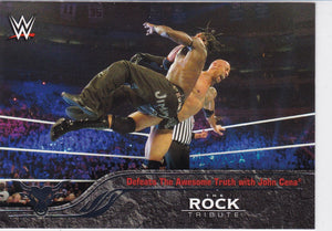 The Rock 2016 Topps WWE The Rock Tribute card #29 of 40