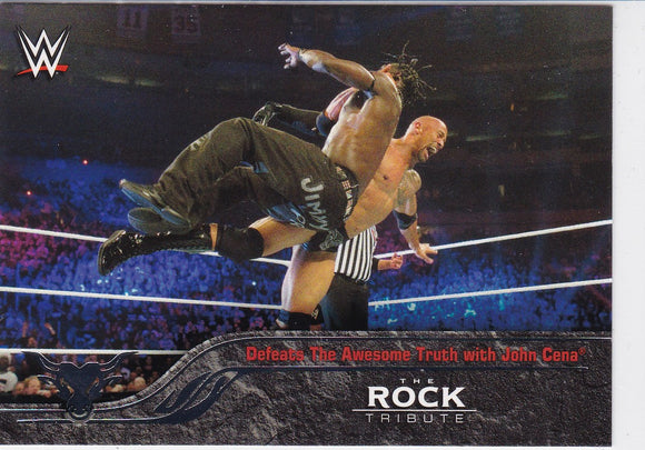 The Rock 2016 Topps WWE The Rock Tribute card #29 of 40