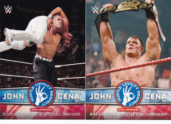 John Cena 2017 Topps WWE John Cena Tribute cards Choose your numbers