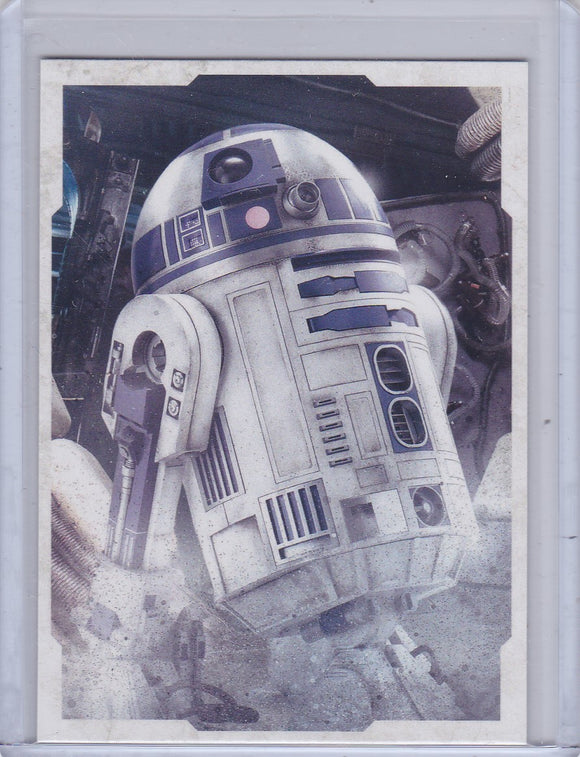 Star Wars The Last Jedi Character Portraits Insert card CP-8 R2-D2