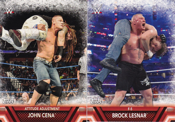 2017 Topps WWE Then Now Forever Finishers and Signature Moves Choose Your numbers