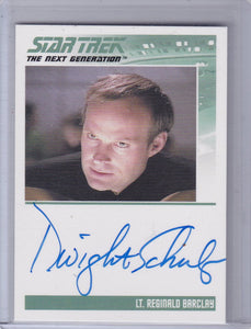 The Complete Star Trek The Next Generation Dwight Schultz Autograph card