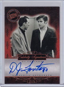 2008 Press Pass Elvis By The Numbers Celebrity Signatures D.J. Fontana Autograph card CS-DF