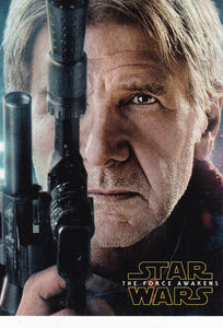 Star Wars The Force Awakens Series 2 Character Poster card 5 of 5 Han Solo