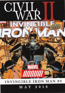 2016 Marvel Annual Civil War II Insert card CW-21